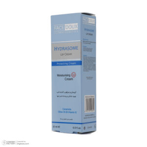 کرم آبرسان و مرطوب‌کننده لب فیس دوکس مدل هیدروزام حجم 15 میلی‌لیتر با گلیسیرین و ویتامین E برای رفع خشکی و حفظ نرمی لب‌ها